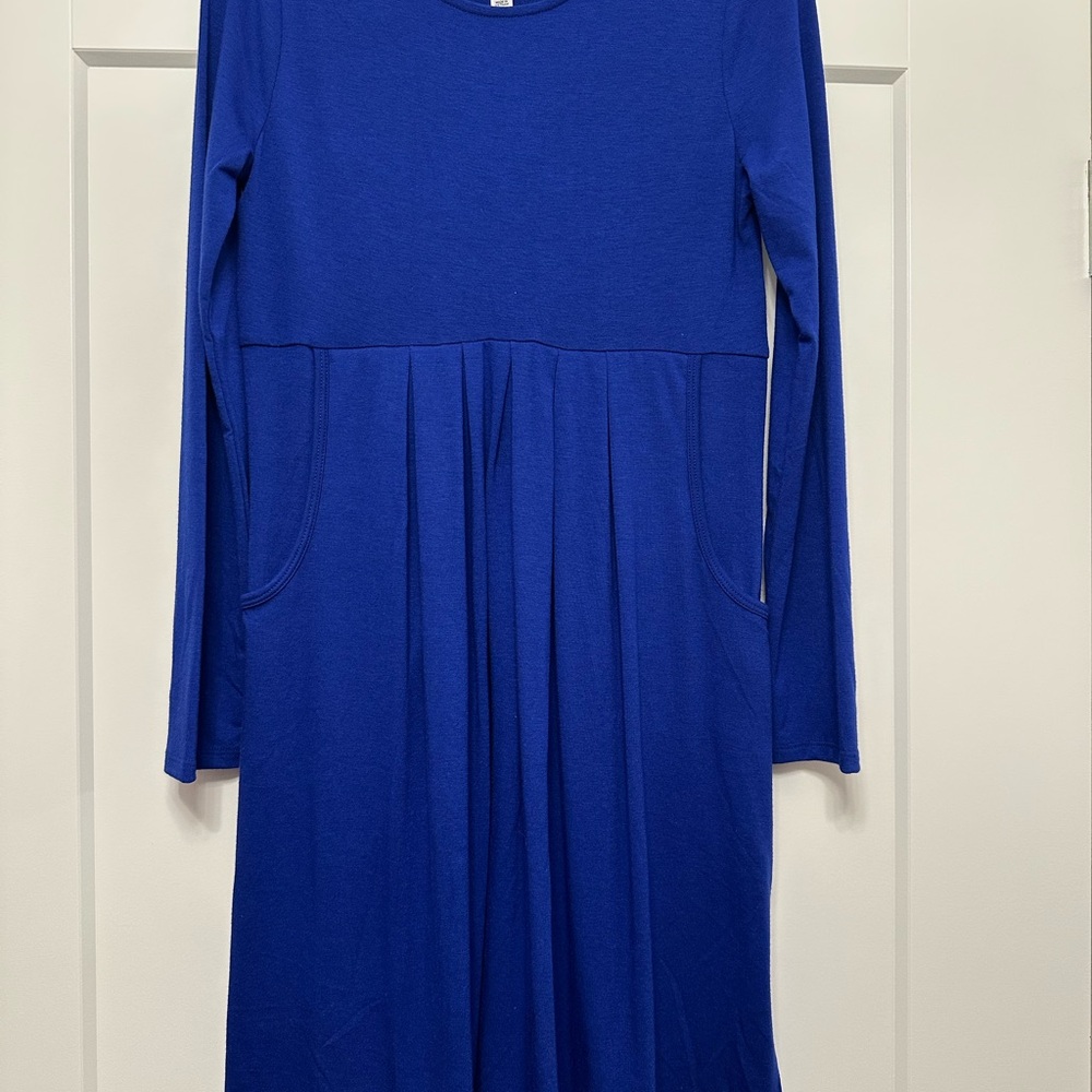 Royal Blue Long Sleeve Dress